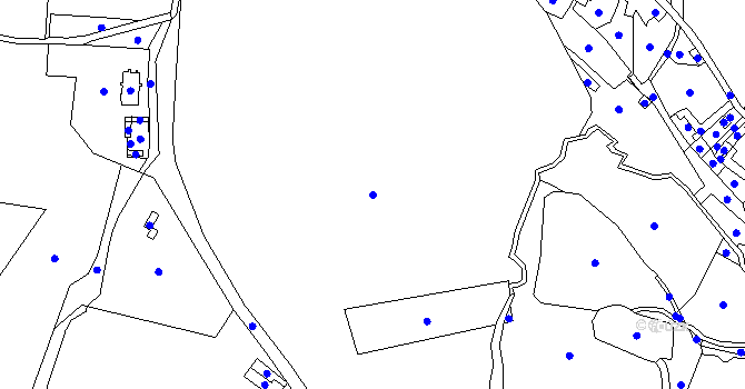 Parcela st. 73/1 v KÚ Hamr na Jezeře, Katastrální mapa