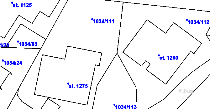 Parcela st. 776 v KÚ Harrachov, Katastrální mapa