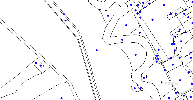 Parcela st. 4374/1 v KÚ Havířov-město, Katastrální mapa
