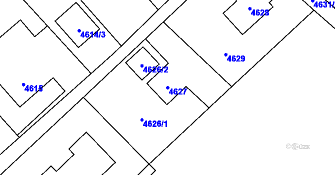 Parcela st. 4627 v KÚ Havířov-město, Katastrální mapa