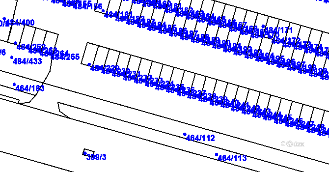 Parcela st. 484/236 v KÚ Bludovice, Katastrální mapa