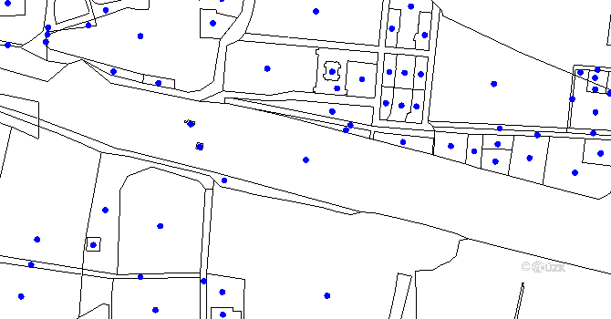 Parcela st. 2679/1 v KÚ Prostřední Suchá, Katastrální mapa