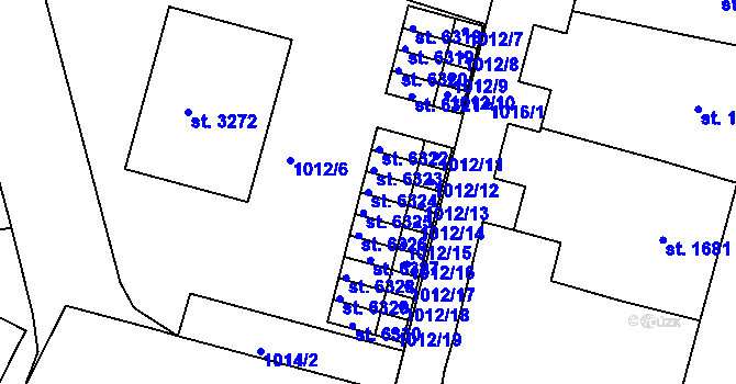 Parcela st. 6324 v KÚ Havlíčkův Brod, Katastrální mapa