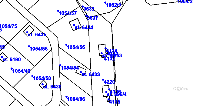 Parcela st. 896/3 v KÚ Havlíčkův Brod, Katastrální mapa