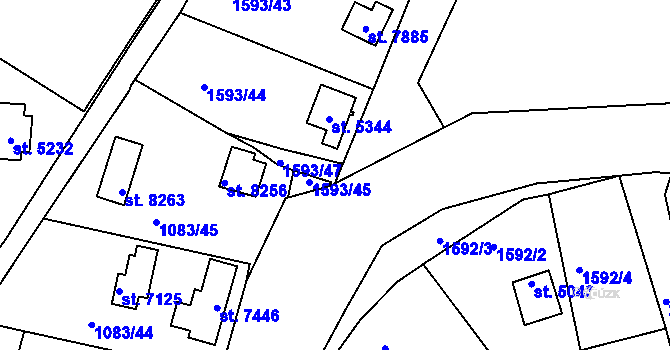 Parcela st. 2356/6 v KÚ Havlíčkův Brod, Katastrální mapa