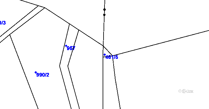 Parcela st. 461/5 v KÚ Havlíčkův Brod, Katastrální mapa