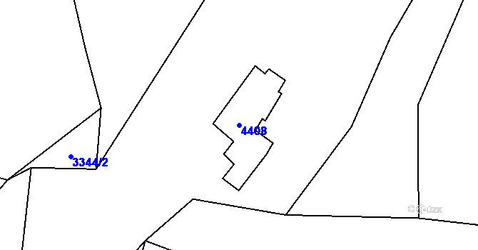 Parcela st. 4408 v KÚ Havlíčkův Brod, Katastrální mapa