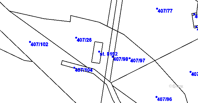 Parcela st. 8192 v KÚ Havlíčkův Brod, Katastrální mapa