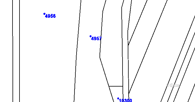 Parcela st. 1093/2 v KÚ Havřice, Katastrální mapa