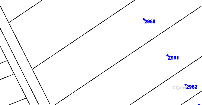 Parcela st. 862/74 v KÚ Havřice, Katastrální mapa