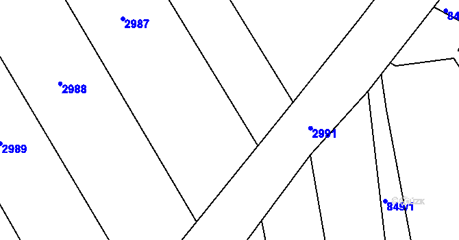 Parcela st. 862/139 v KÚ Havřice, Katastrální mapa