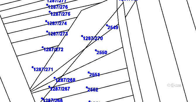 Parcela st. 939/2 v KÚ Havřice, Katastrální mapa