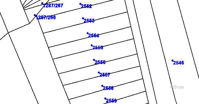 Parcela st. 939/9 v KÚ Havřice, Katastrální mapa