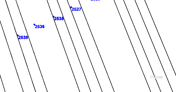 Parcela st. 939/36 v KÚ Havřice, Katastrální mapa