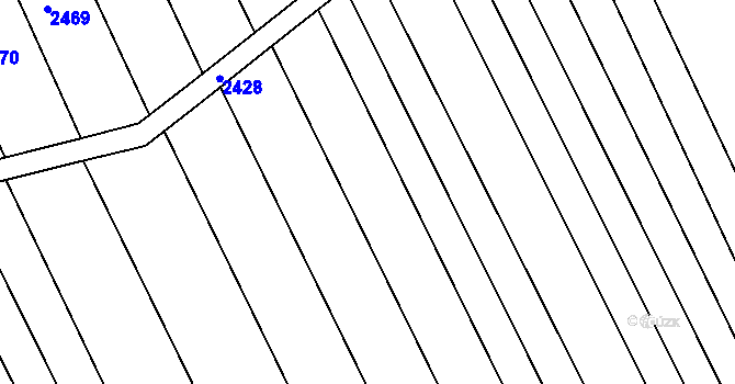 Parcela st. 939/108 v KÚ Havřice, Katastrální mapa