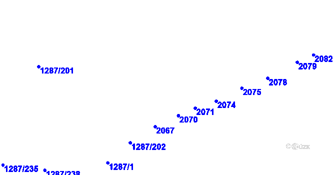 Parcela st. 940/4 v KÚ Havřice, Katastrální mapa