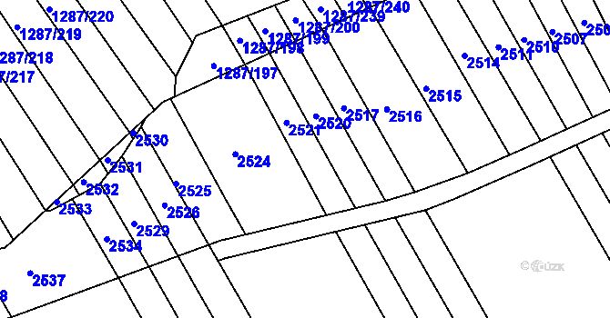Parcela st. 941/15 v KÚ Havřice, Katastrální mapa