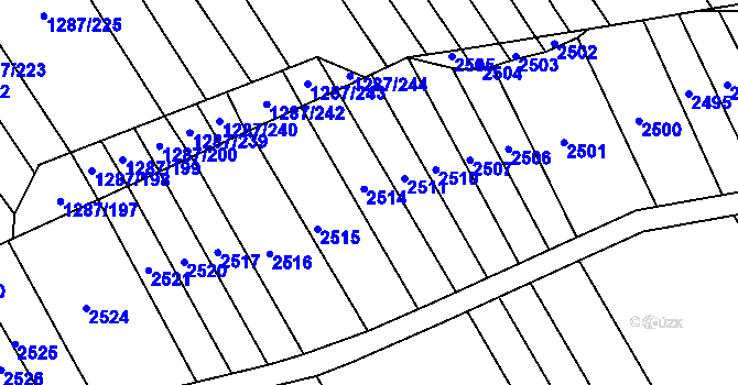 Parcela st. 941/21 v KÚ Havřice, Katastrální mapa