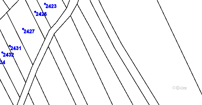 Parcela st. 942/4 v KÚ Havřice, Katastrální mapa