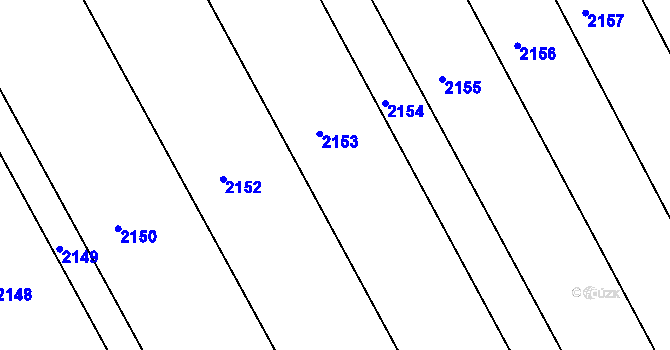 Parcela st. 945/176 v KÚ Havřice, Katastrální mapa