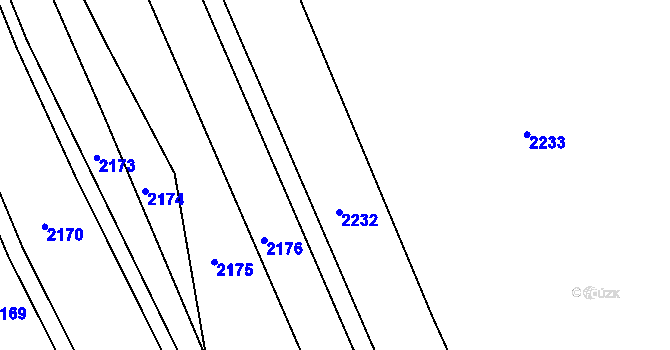 Parcela st. 952/110 v KÚ Havřice, Katastrální mapa