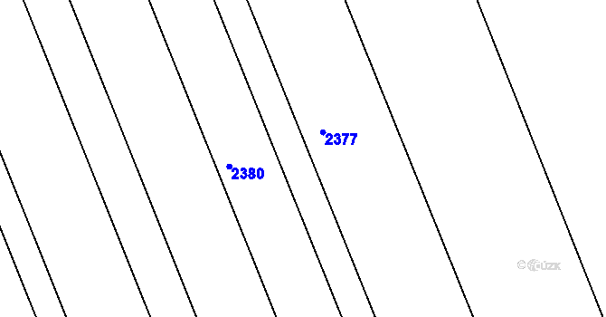 Parcela st. 955/5 v KÚ Havřice, Katastrální mapa