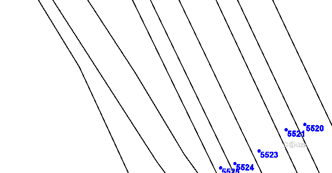 Parcela st. 1113/2 v KÚ Havřice, Katastrální mapa
