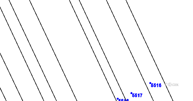 Parcela st. 1113/20 v KÚ Havřice, Katastrální mapa