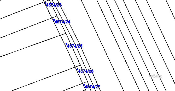 Parcela st. 1114/2 v KÚ Havřice, Katastrální mapa