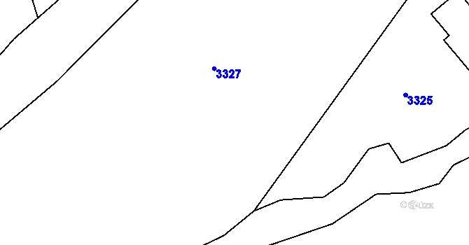 Parcela st. 62 v KÚ Hejnice u Žamberka, Katastrální mapa