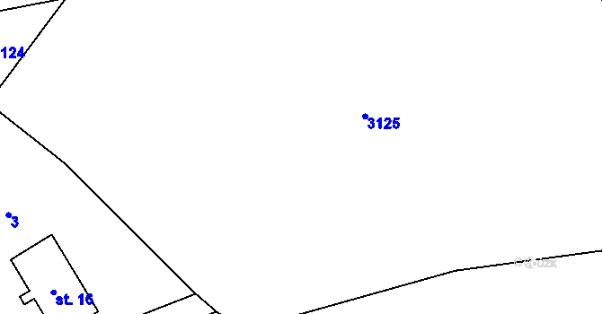 Parcela st. 337/1 v KÚ Hejnice u Žamberka, Katastrální mapa