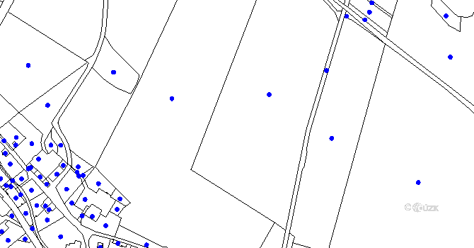Parcela st. 732/1 v KÚ Hejtmánkovice, Katastrální mapa