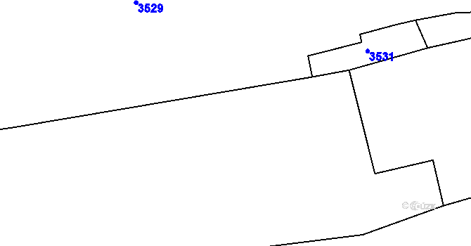 Parcela st. 954/3 v KÚ Hejtmánkovice, Katastrální mapa