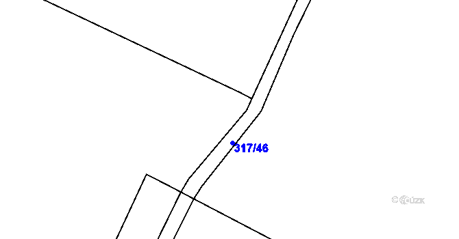 Parcela st. 103/2 v KÚ Herálec, Katastrální mapa