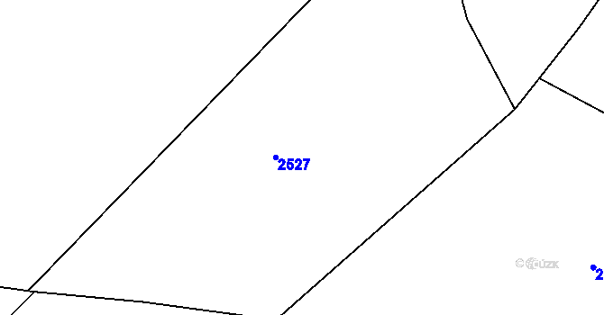 Parcela st. 374/1 v KÚ Český Herálec, Katastrální mapa