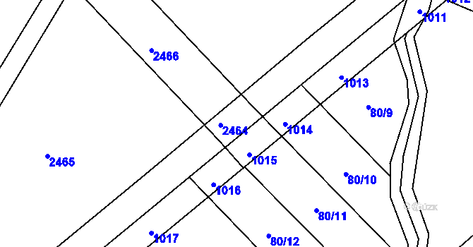 Parcela st. 1047/60 v KÚ Český Herálec, Katastrální mapa