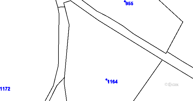 Parcela st. 221/11 v KÚ Heřmaň, Katastrální mapa