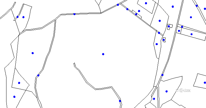 Parcela st. 403/1 v KÚ Heřmanice v Podještědí, Katastrální mapa