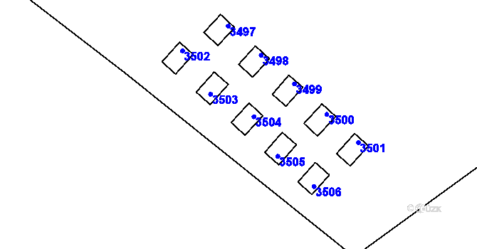 Parcela st. 517 v KÚ Heřmánkovice, Katastrální mapa