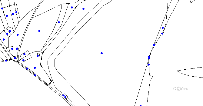 Parcela st. 575/1 v KÚ Hlinsko, Katastrální mapa