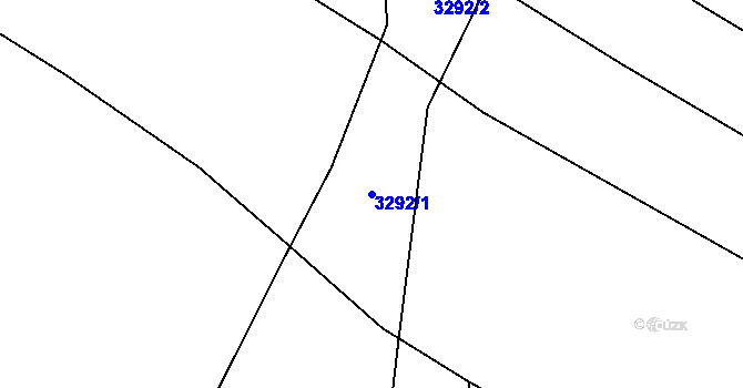Parcela st. 3292/1 v KÚ Hlučín, Katastrální mapa