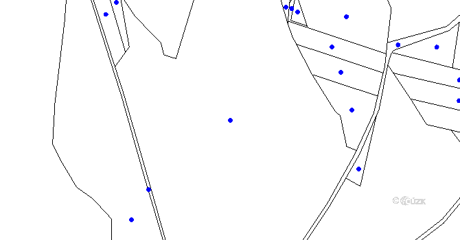 Parcela st. 370/15 v KÚ Hlušičky, Katastrální mapa