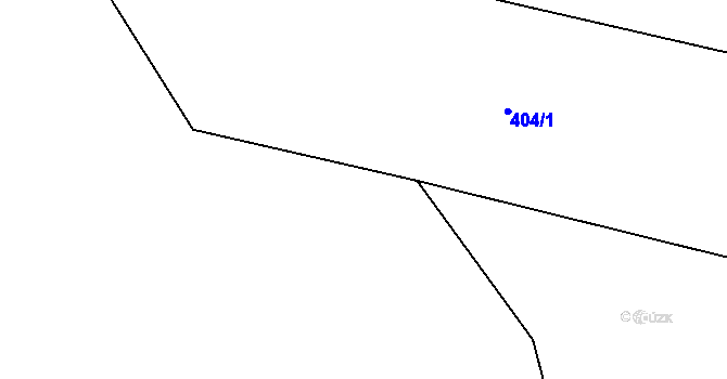 Parcela st. 370/24 v KÚ Hlušičky, Katastrální mapa