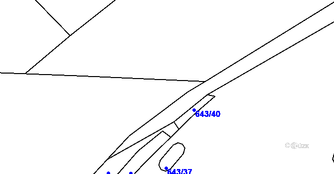 Parcela st. 112/4 v KÚ Hněvkov, Katastrální mapa