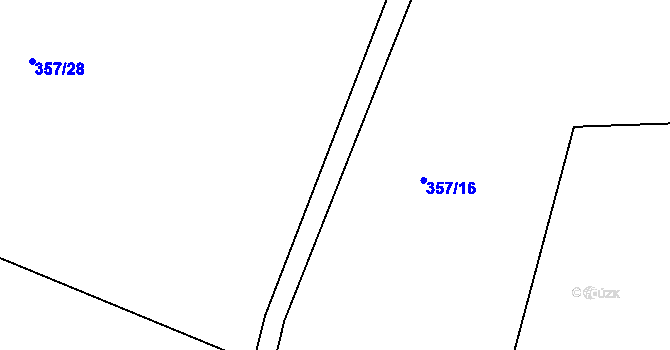 Parcela st. 379/17 v KÚ Hoděšovice, Katastrální mapa