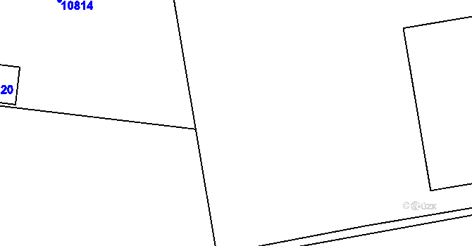 Parcela st. 7927 v KÚ Hodonín, Katastrální mapa