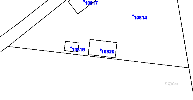 Parcela st. 7929 v KÚ Hodonín, Katastrální mapa