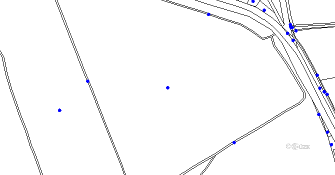 Parcela st. 2461/1 v KÚ Hodonín, Katastrální mapa