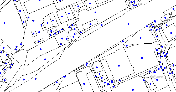 Parcela st. 2864/610 v KÚ Hodonín, Katastrální mapa