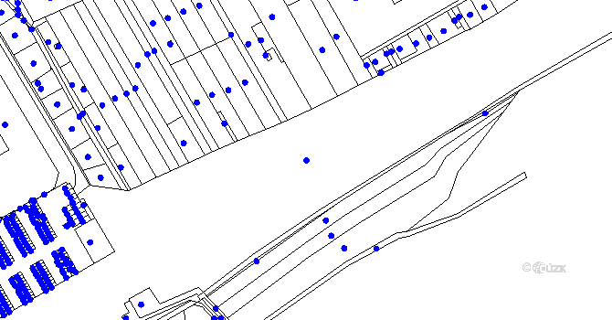 Parcela st. 2864/617 v KÚ Hodonín, Katastrální mapa